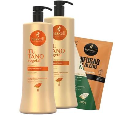 Imagem de Kit Tutano Shampoo E Condicionador 1L Haskell
