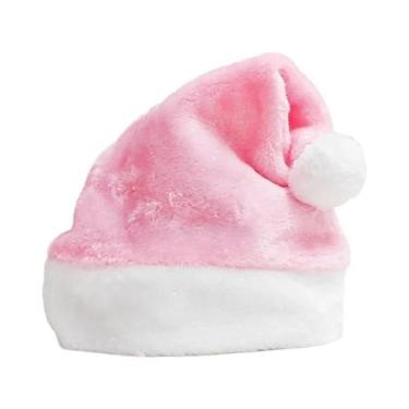 Imagem de Chapéu De Papai Noel Em Veludo Vermelho Para Adultos E Crianças, Acess