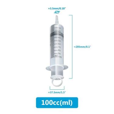 Imagem de Seringa Plástica De Grande Capacidade 50ml-550ml Com Mangueira De 100c