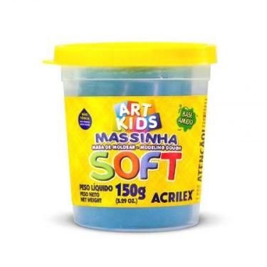 Imagem de Massa de modelar Soft 150g Azul 109 - Acrilex