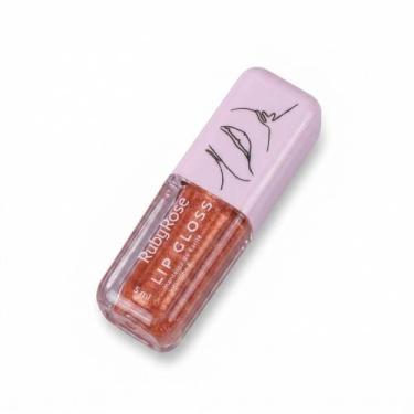 Imagem de Lip Gloss Brilho Labial Ruby Rose Flame Acabamento Radiante Para Maqui