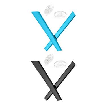 Imagem de Mryok Ponteira de substituição para óculos de sol Oakley Splinter, Azul-celeste e preto, One Size