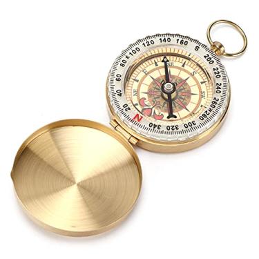 Imagem de 01 Mini bússola, bússola de ponta precisa de cobre para a família para atividades ao ar livre