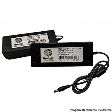 Imagem de Fonte Cabeada Eletrônica 12V 10A 120W 110/220V
