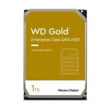Imagem de Western Digital Disco rígido interno WD Gold Enterprise Class de 1 TB - Classe de 7200 RPM, SATA 6 Gb/s, 128 MB de cache, 3,5 polegadas - WD1005FBYZ