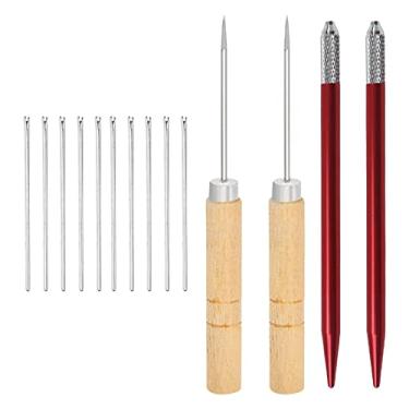 Imagem de Newmind Ferramentas de refiltração de bonecas, ferramenta de enraizamento de cabelo, 10 agulhas, 2 suportes, 2 furadores de cabelo de boneca, ferramenta de enraizamento de bonecas, para cabelo, ferramentas de fabricação – agulhas de 10 x 0,6 mm