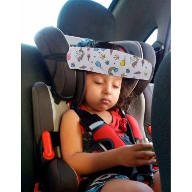Imagem de Faixa Soninho Segura Cabeça Apoio Para o Bebê Usar na Cadeirinha do Carro