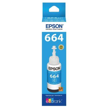 Imagem de Refil de Tinta Epson 664 Azul T664220 AL- Rende até 6.500 Paginas Para Ecotank L110 / á L395 / L495