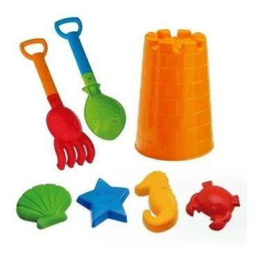 Imagem de Kit Praia Torre E Acessórios - Usual Brinquedos Ref430