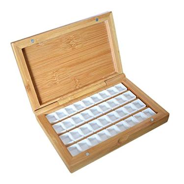 Imagem de Fancyes de de de madeira, de batom vazio de tinta a para crianças ou estudantes, 36 Grades