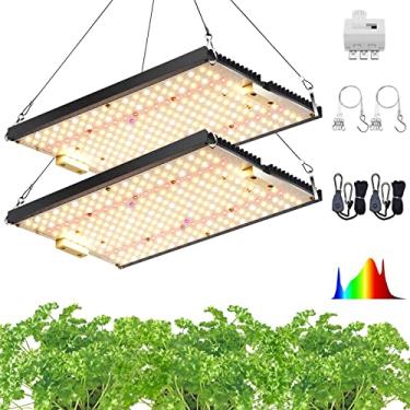 Imagem de EnFun 2022 Planta Crescer Luz, Crescer Luzes para Plantas Interiores, Espectro Completo Crescer Luz com LED Samsung incluindo IR U-V, Luzes de cultivo dimmable para sementes começando a crescer florescer (FS2000)
