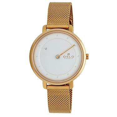 Imagem de Relógio Oslo Feminino Slim OFGSSS9T0015 S1KX Dourado
