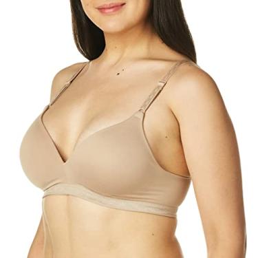 Imagem de Warner's Sutiã feminino plus size Simply Perfect super macio sem aro, Amêndoa torrada, 34A