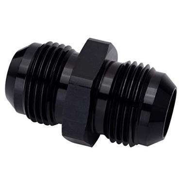 Imagem de Acoplador macho EVIL ENERGY 6AN para 6AN adaptador de União de Acoplamento Flare Adaptador de alumínio de ajuste reto Preto