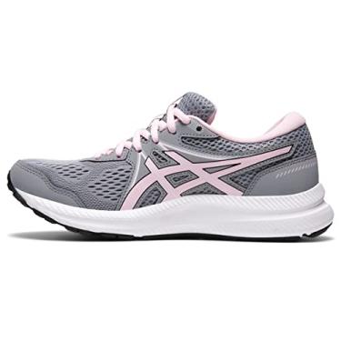 Imagem de ASICS Women's Gel-Contend 7 Running Shoes, 6.5M, Sheet Rock/Pink Salt