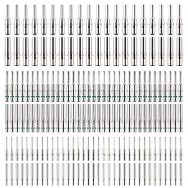 Imagem de JRready ST6289 Kit de contato sólido Deutsch estilo barril contatos tamanho 12 16 20 Terminais macho fêmea para DTP, DT,DTM, HD10, HD30, HDP20, DRC, DRB, DTHD, Conectores série Jiffy Splice