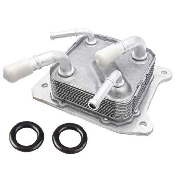 Imagem de Refrigerador de óleo de transmissão CVT para motor com anéis de vedação compatíveis com motor de cilindro 4/6 Nissan Altima Maxima Murano Pathfinder Quest Rogue 2.5L e 3.5L 4/6 cilindros
