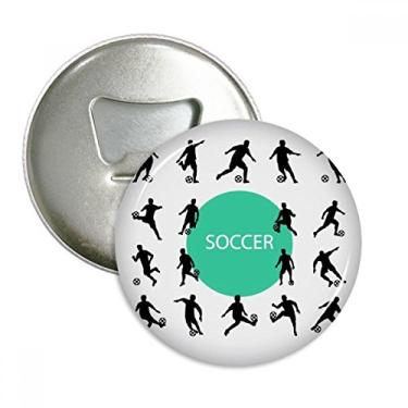 Imagem de Futebol, futebol, esportes, abridores de garrafas, ímã de geladeira, emblema multifuncional