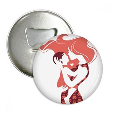 Imagem de Mãe, criança, família, abridor de garrafas, ímã de geladeira, emblema multifuncional