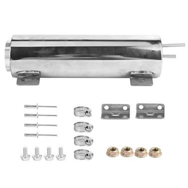 Imagem de Garrafa de transbordamento, 946 ml resistente ao desgaste de aço inoxidável leve tanque de captura de transbordamento do radiador conveniente para acessório de carro para veículo Nuiversal Cvehicle