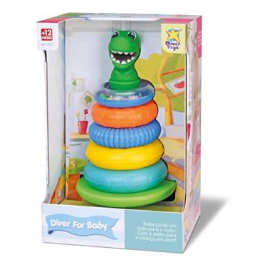 Imagem de Diver For Baby - Pirâmide De Argolas Dino, DiverToys, original