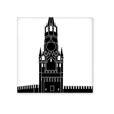 Imagem de Rússia Moscow Kremlin Padrão Contorno Azulejo Cerâmica Brilhante Decalque Pedra Adorna Tijolo Vitrificado