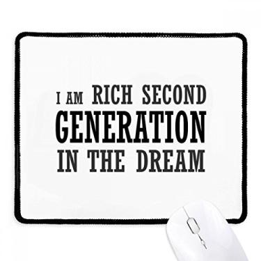 Imagem de Mousepad rico de segunda geração com borda costurada, tapete de borracha para jogos