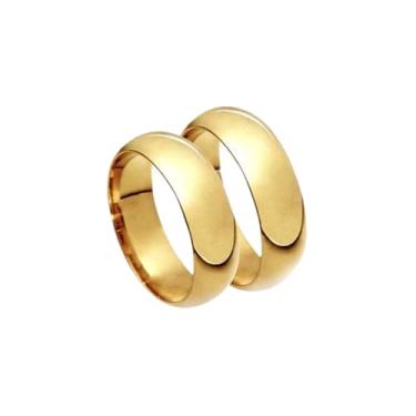 Imagem de Par De Aliança Em Ouro 18k Peso Médio 8.0 Gramas (o Par)