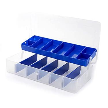 Imagem de Estojo com divisórias e bandeja Ideal Para Anzois Parafuso Prego