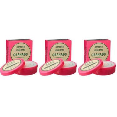 Imagem de Kit C/03 Granado Pink Emoliente P/ Mãos Manteiga 60G