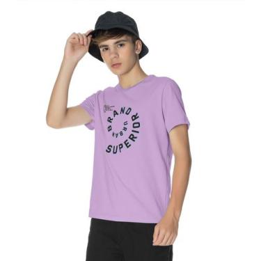 Imagem de Camiseta Juvenil Masculina Urban Minty Roxo