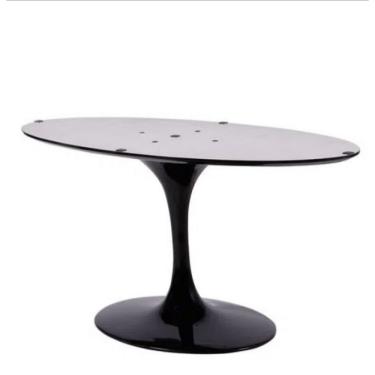 Imagem de Base de Mesa Saarinen Oval Para Tampo Preto