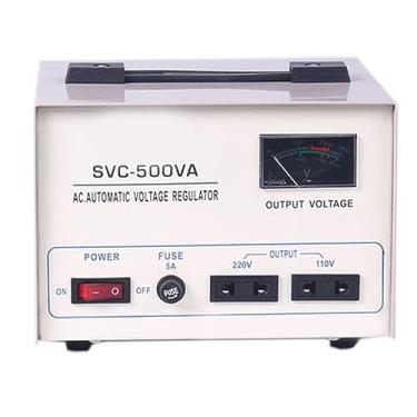 Imagem de Estabilizador Automático de Tensão, Fonte de Alimentação Estabilizador de Corrente para Uso Doméstico Monofásico Regulador de Tensão AC para Uso Doméstico Instável, 500VA