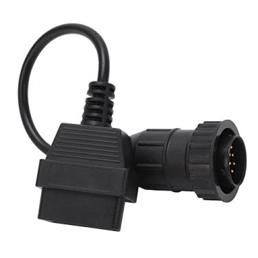 Imagem de Cabo Conector OBD2, Cabo OBD2 14 Pinos de Alta Resistência, Alto Desempenho, Boa Condutividade para Carro