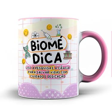 Imagem de Caneca xicara Biomédica Biomedicina ciência 24 (Rosa)