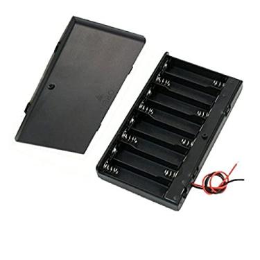 Imagem de Caixa de suporte de bateria CoRODE 8 x AA 12 V com fio para ligar/desligar com 2 unidades