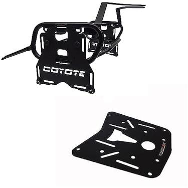 Imagem de Kit Suporte de Bauletos/Bau Lateral + Bagageiro/Suporte Baú Traseiro Coyote - XTZ Crosser 150