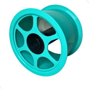 Imagem de Carretilha para linha de pipa Carretilha para linha 10 Redonda 15 cm Rolamento Rapido para Combate - CORES SORTIDAS