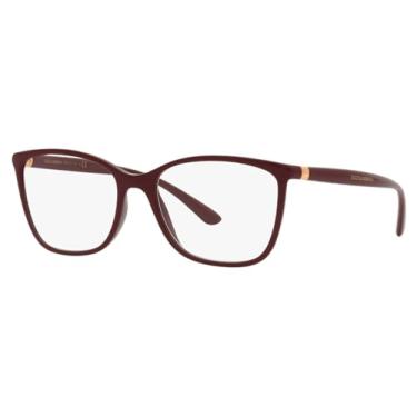 Imagem de Moldura para óculos Dolce & Gabbana DG5026-3247 BORDEAUX com filtro de luz azul transparente de 54 mm