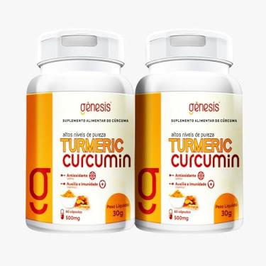 Imagem de TURMERIC CURCUMIN Curcuma longa + selenio + vitamina C. em capsulas (Genesis Farmaceutica) (2)
