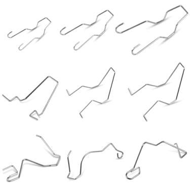 Imagem de Clipes de mola de retenção de lâmpada para lâmpadas H1/H3/H4/H7, braçadeira universal de farol, farol mergulhado, pacote com 6