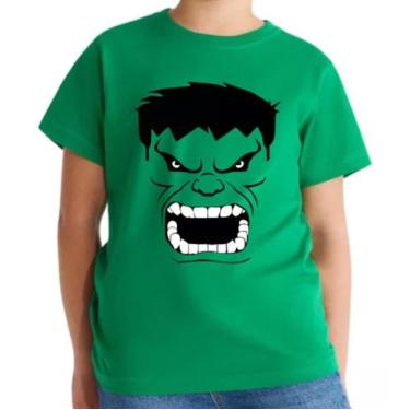 Imagem de Camisa Infantil Hulk Héroi Personagem Dia Das Crianças - Jmv Estampas