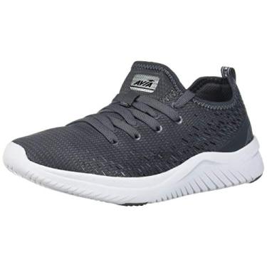 Imagem de AVIA Tênis masculino Avi-Cross, Asfalto/Novo Titânio/Nuvem Nimbus, 8 X-Wide