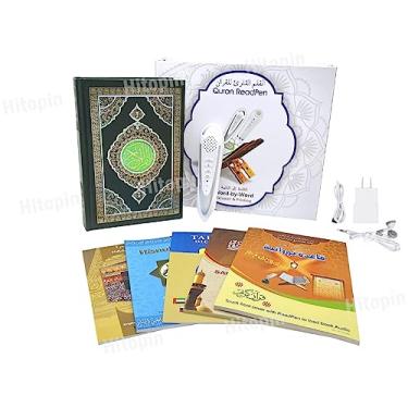 Imagem de Caneta digital de Ramadan 2018 Alcorão Falante Palavra por Função de Palavra, Caneta de Alcorão Sagrado com inglês árabe urdu francês espanhol alemão etc. 5 livros pequenos