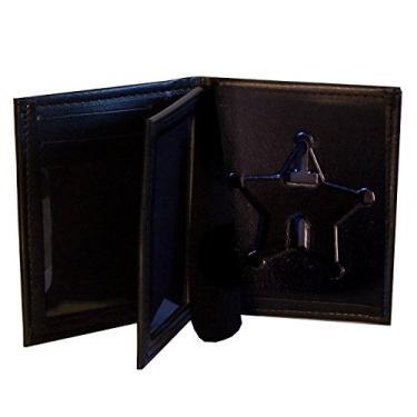 Imagem de Carteira de crachá oculto com bloqueio de RF para Florida Sheriff (corte PF185 6,8 cm de altura), Preto/branco, One Size, Carteira RFID