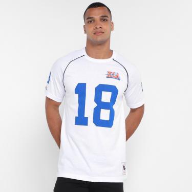 Imagem de Camiseta NFL Indianapolis Colts Peyton Manning 18 Mitchell & Ness Masculina-Masculino
