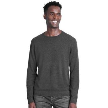 Imagem de Suéter Aramis Masculino Tricot Crewneck Grafite Mescla-Masculino