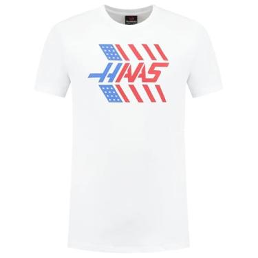 Imagem de Camiseta Haas Racing F1 Stars and Stripes, Branco, G