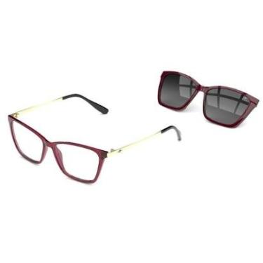 Imagem de Armação Óculos Mormaii Swap 3 M6081c7757  Translucido Clip On Polarizado-Unissex