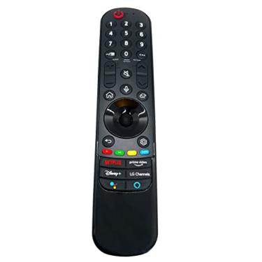 Imagem de Smartway2save Controle remoto AN-MR21GA Voice Magic compatível com televisões LG LED UHD OLED Smart 4K NanoCell Series